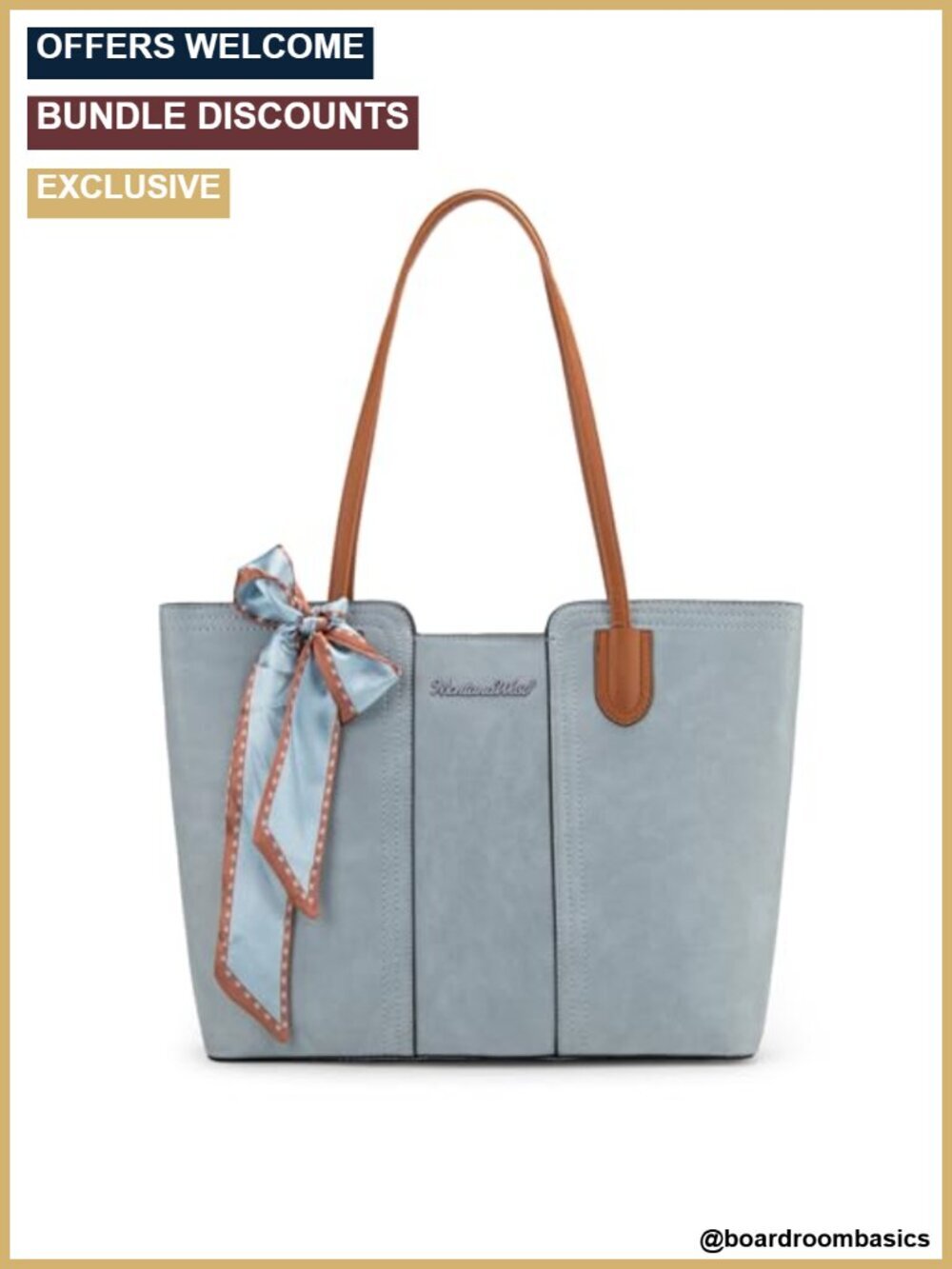 Vegan Leather Tote Satchel Crossbody Work Bag Top Handle